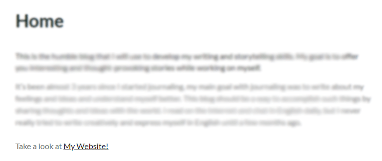 example of a backlink to "my website"