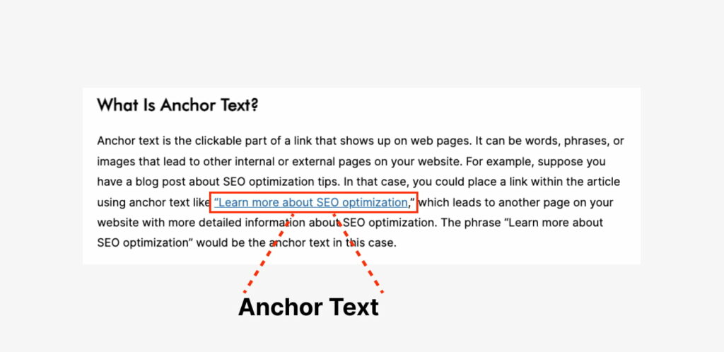What is anchor text What is anchor text