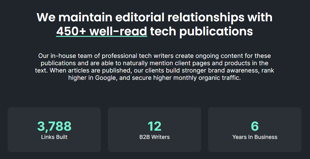 in house team of seo experts at bluetree digital with editorial relationships with 450 well read tech publications