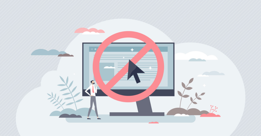 Website blacklisting